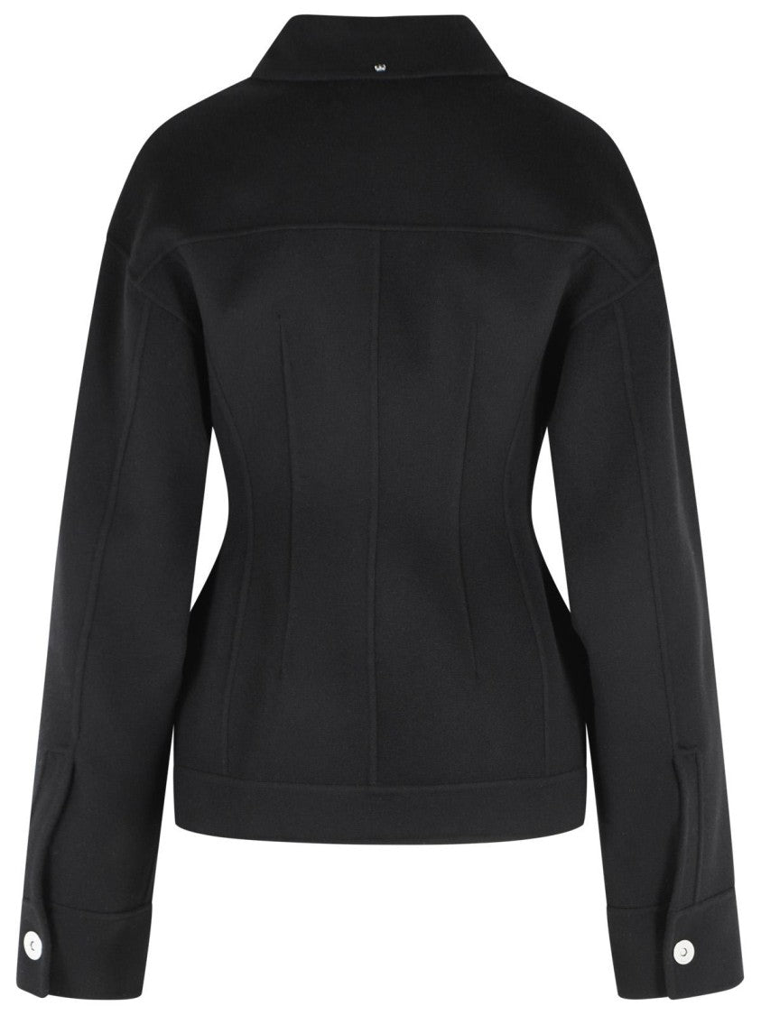 Sportmax 'Arena' Black Virgin Wool Jacket