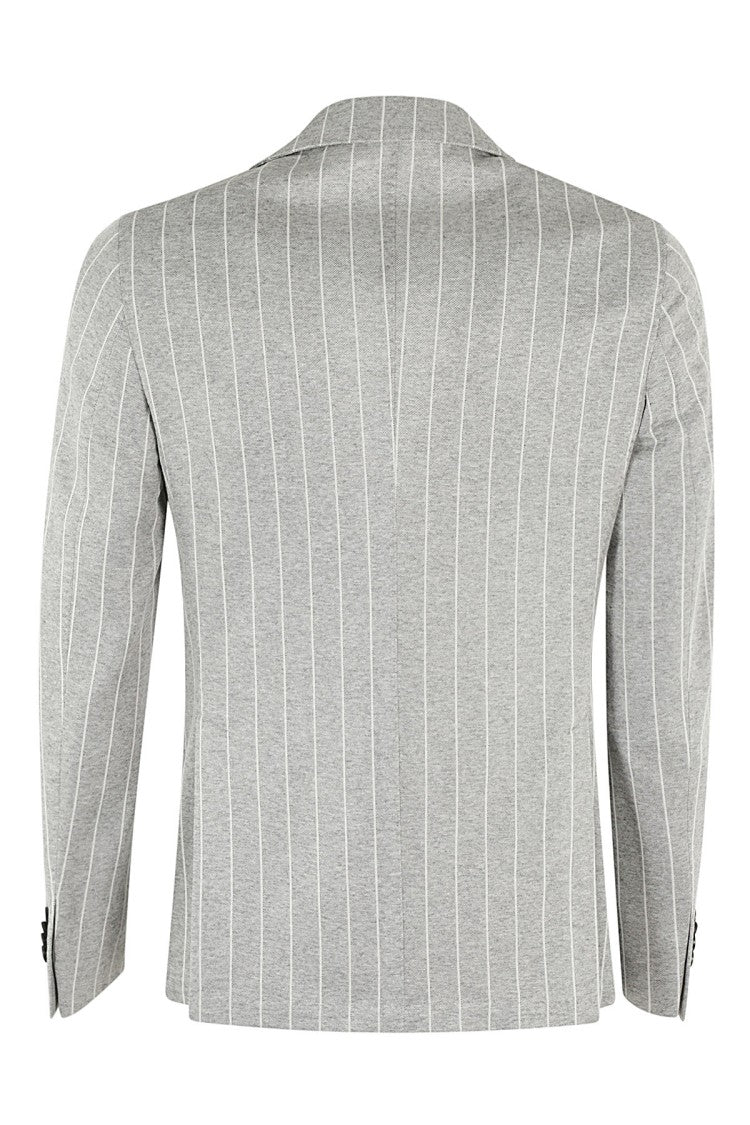 L.B.M. Pinstripe Suit With Structured Blazer