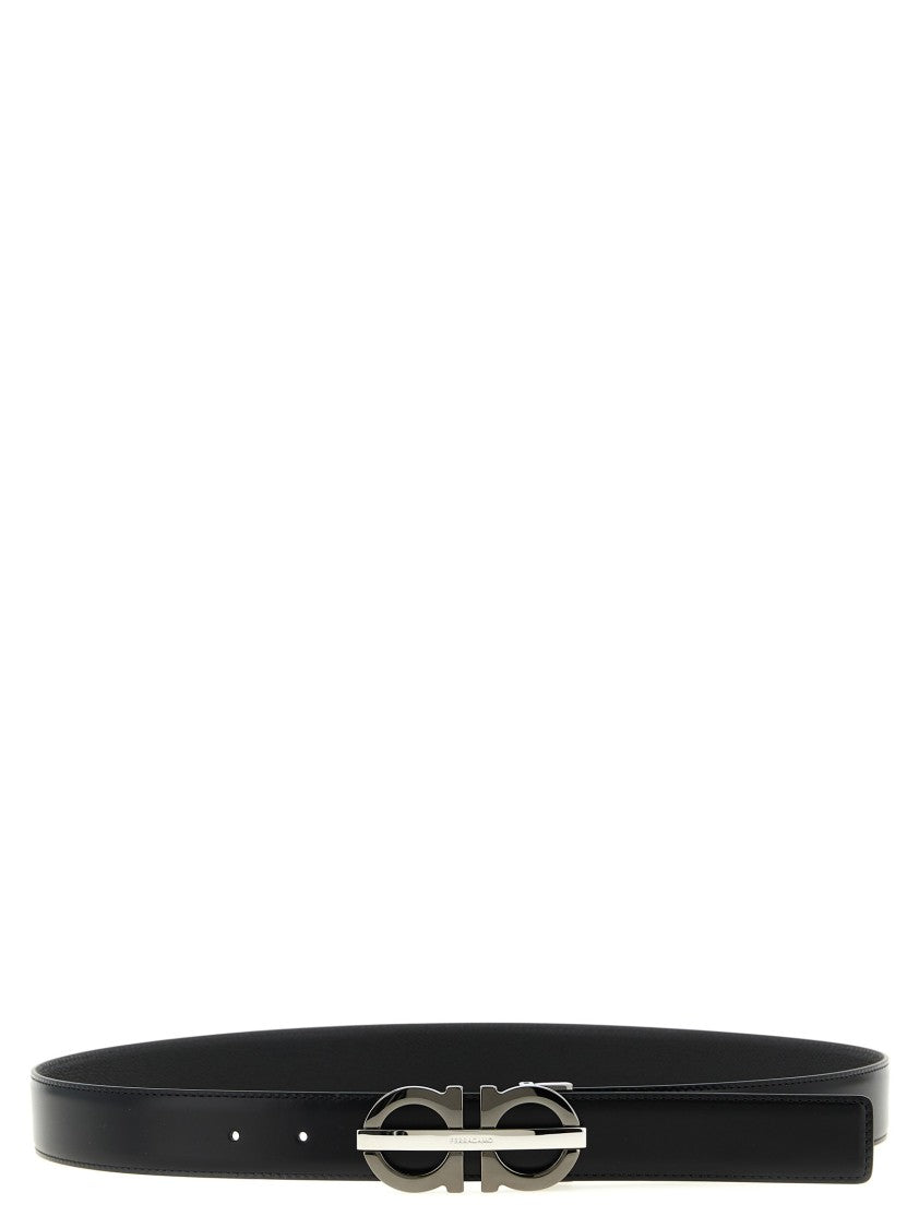 Ferragamo 'Gancini' Reversible Belt