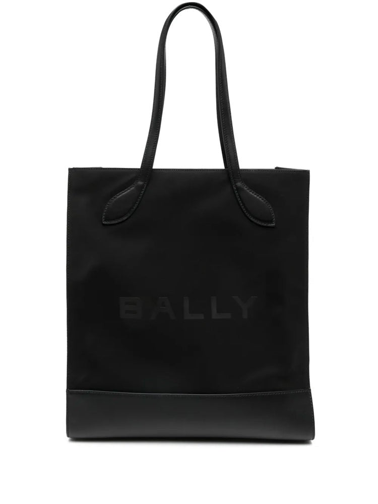 Bally Multicolour Cow Leather Tote Bag With Embossed Logo