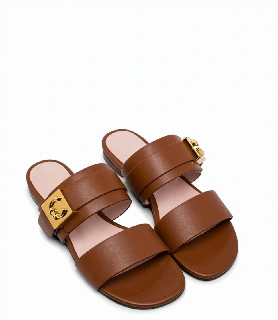 Coccinelle Me Lock Cow Leather Sandals