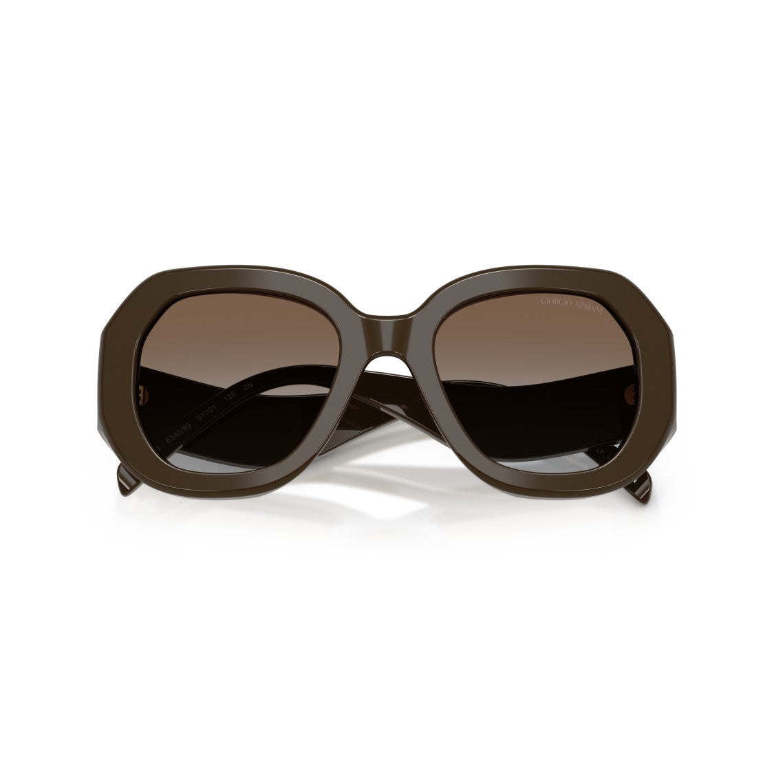 Giorgio Armani 0Ar8248 Oversized Geometric Sunglasses With Glossy Finish