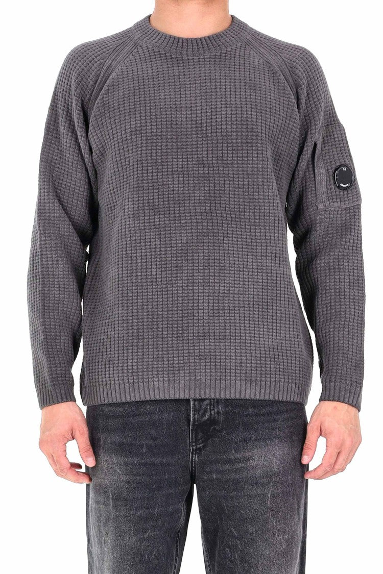 C.P. Company Chenille Cotton Crewneck Sweater