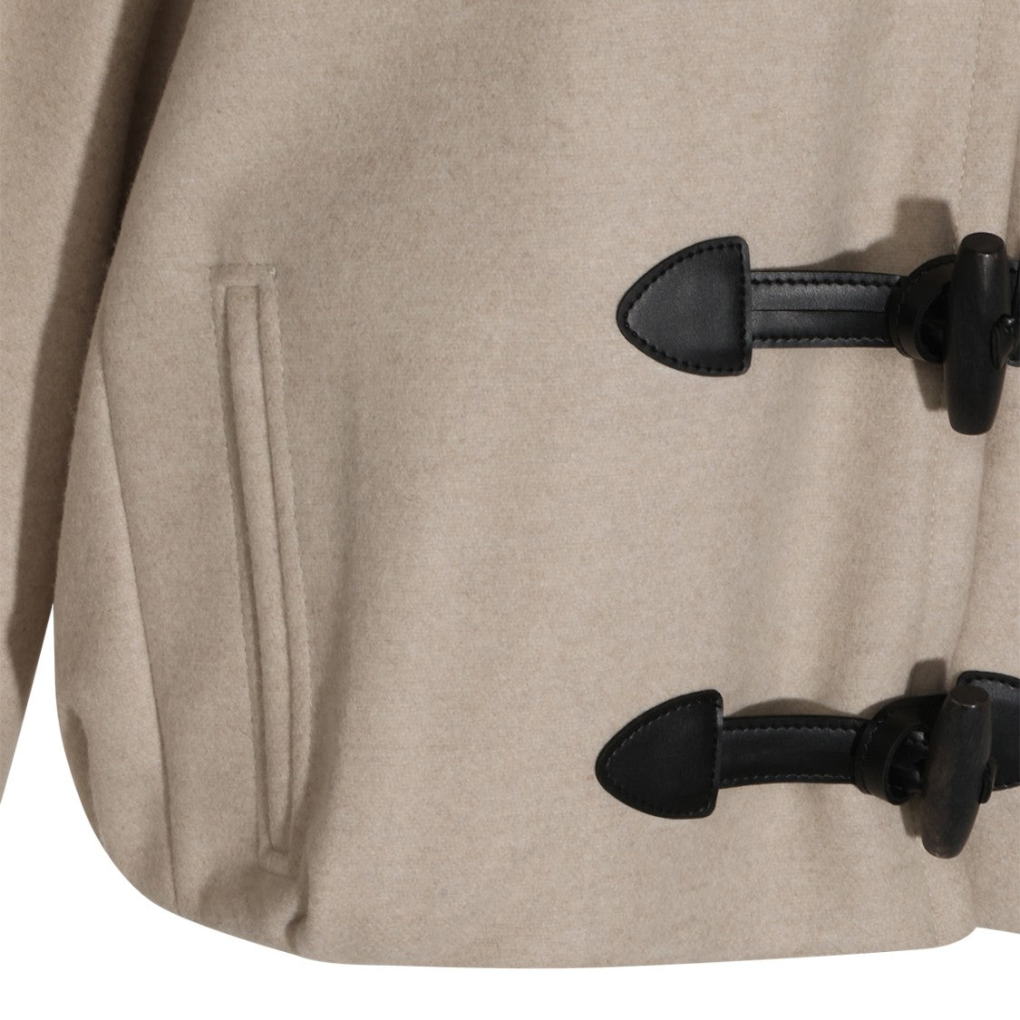 Isabel Marant Étoile Sand Wool Casual Jacket With Hood