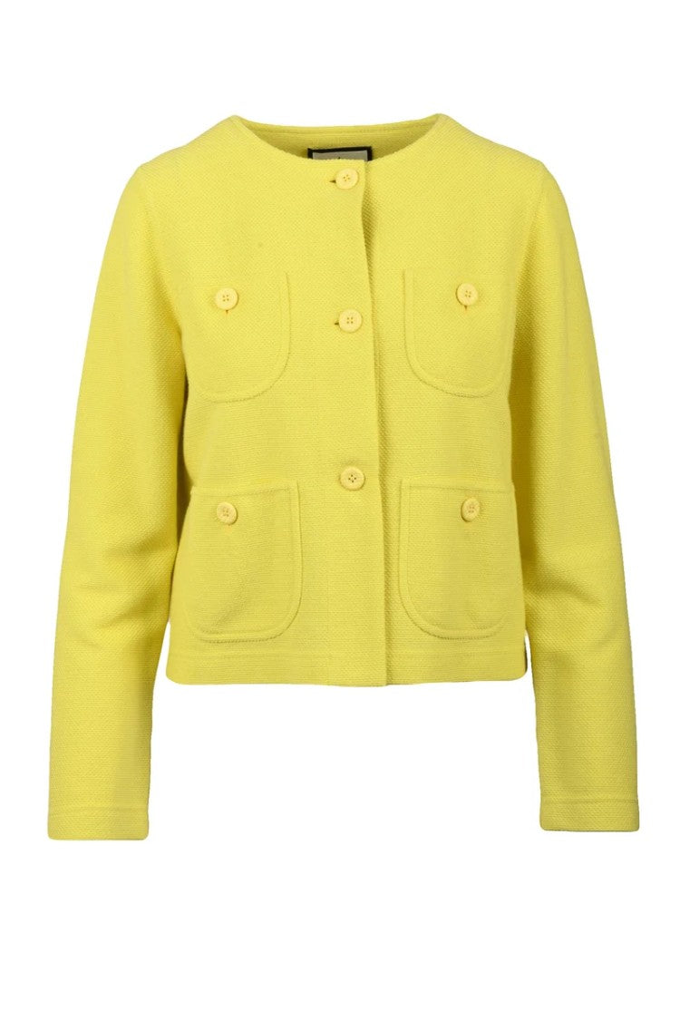 Bruno Manetti Cotton Jacket - Yellow