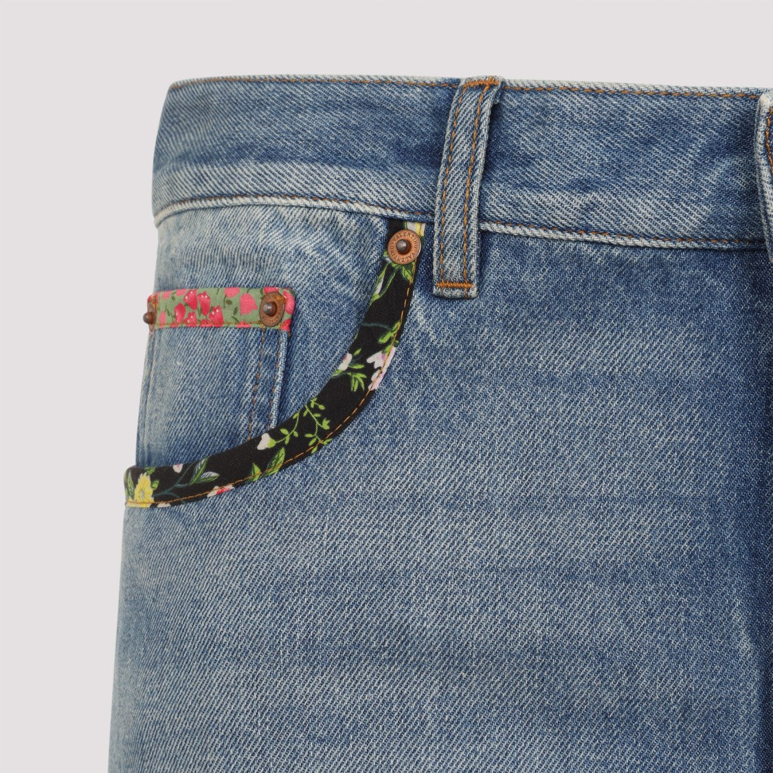 Valentino Mid Blue Cotton Jeans