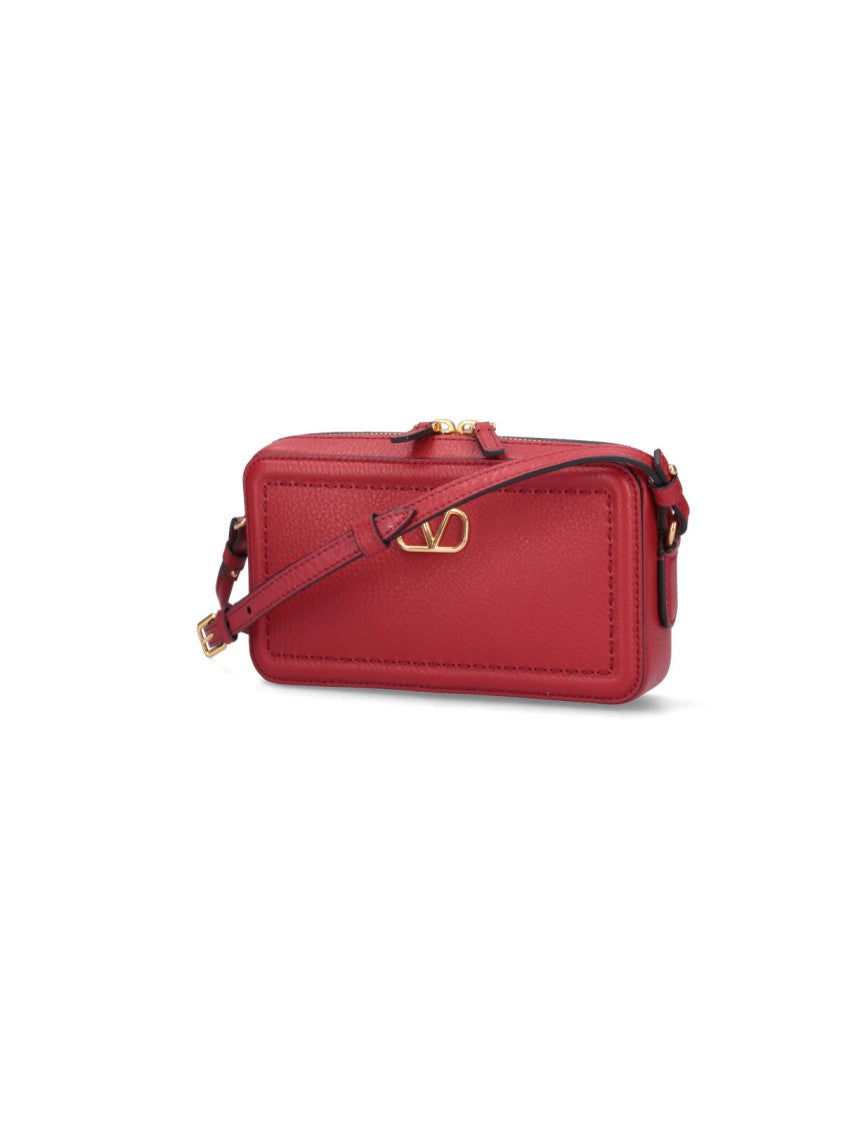 Valentino Garavani "Alltime" Mini Crossbody Bag – Red