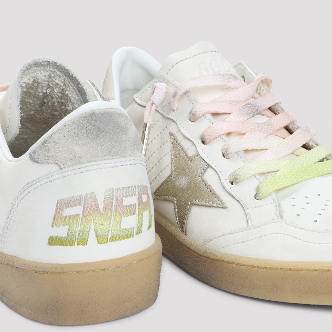 Golden Goose Ballstar White Cow Leather Sneakers