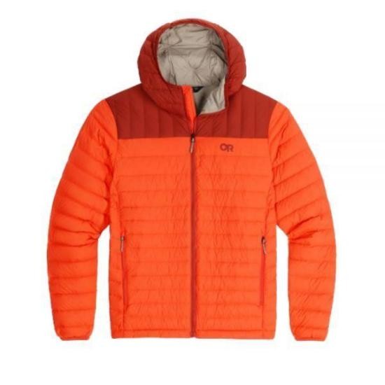 Outdoor Research Quilted Padded Jacket With Hood And Two-Tone Design