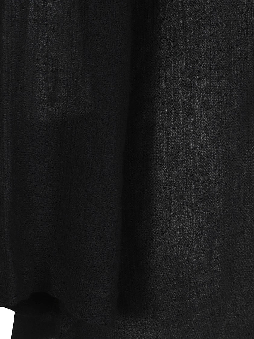 Anemos Black Bell Sleeve V-Neck Tunic