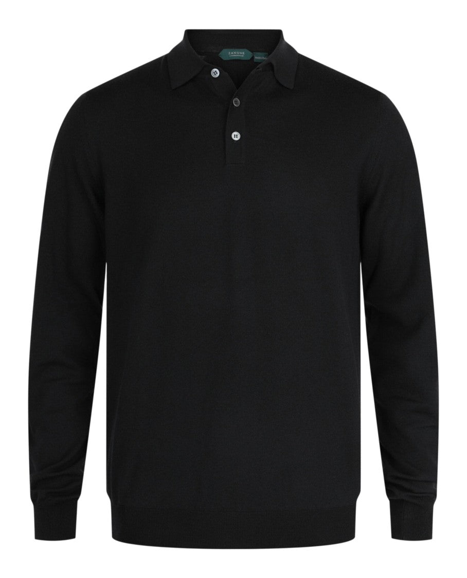 Slowear Zanone Flex Wool Slim-Fit Polo