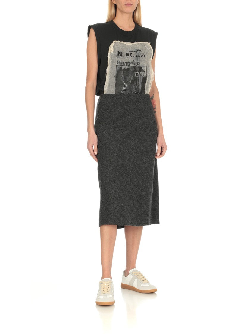 Maison Margiela Low-Top Leather Sneakers With Contrasting Details