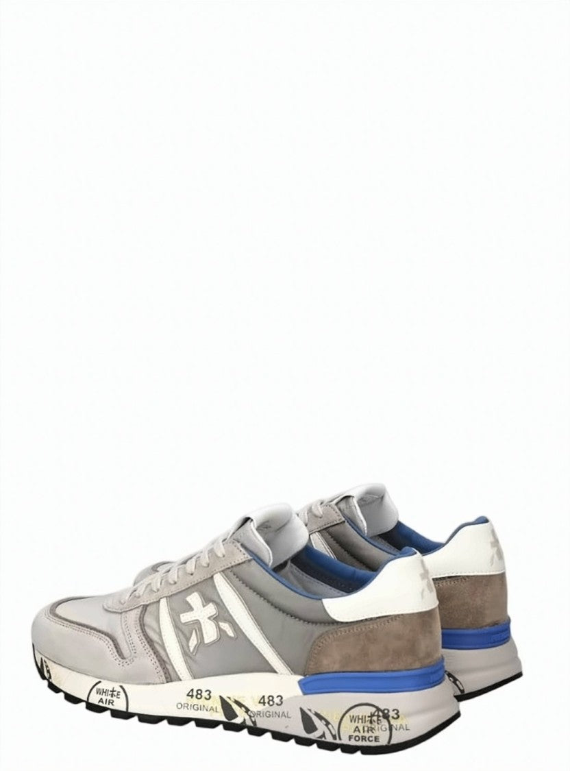 Premiata Lander 8009 Suede Insert Sneakers
