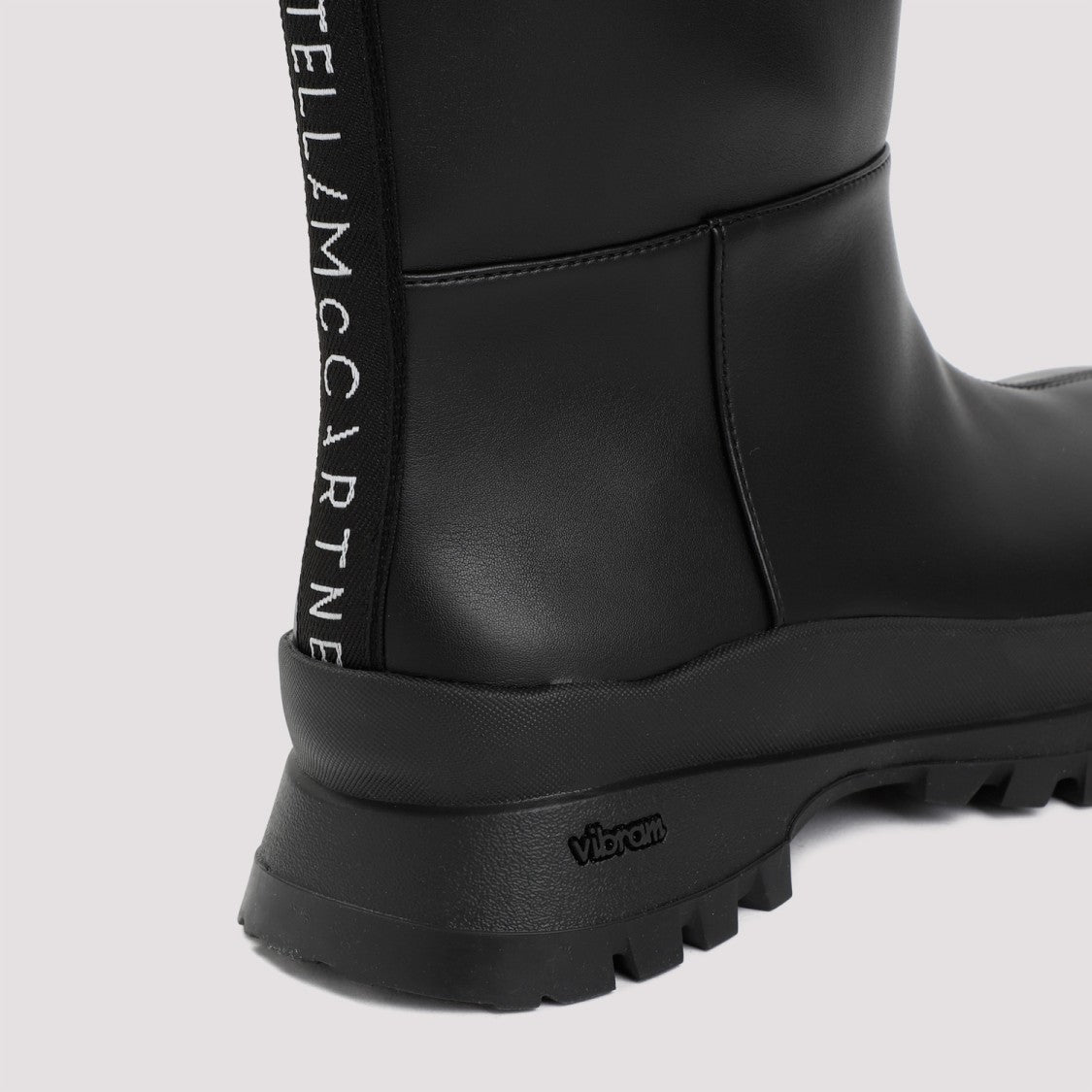 Stella Mccartney Black Alter-Leather Trace Tubo Boots