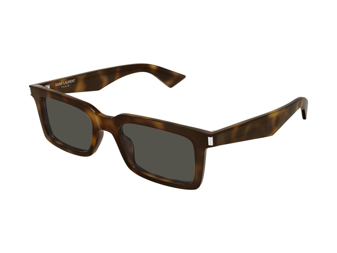 Saint Laurent Sl 860 Metallic Accent Tortoiseshell Acetate Sunglasses