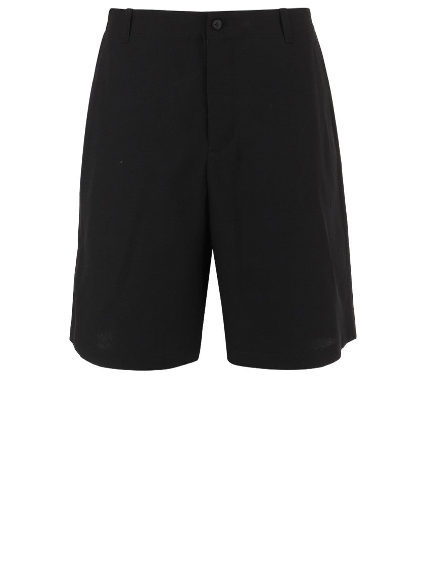 Jacquemus Knee-Length Tailored Shorts With Button And Zipper Closure