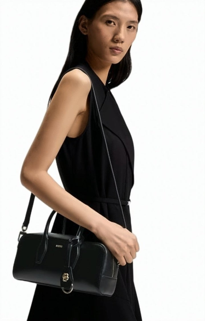 Boss Numah Bowling Leather Hobo Bag