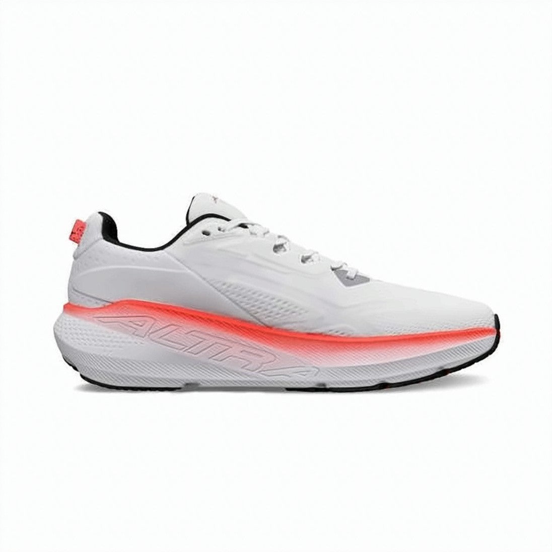 Altra Streamlined White Sneakers With Gradient Coral Accents