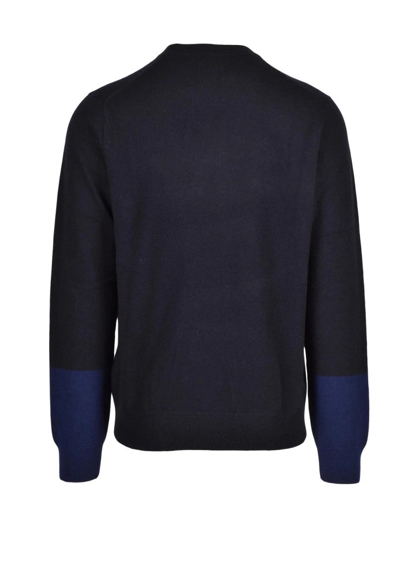 Comme Des Garçons Black Wool Crewneck Sweater