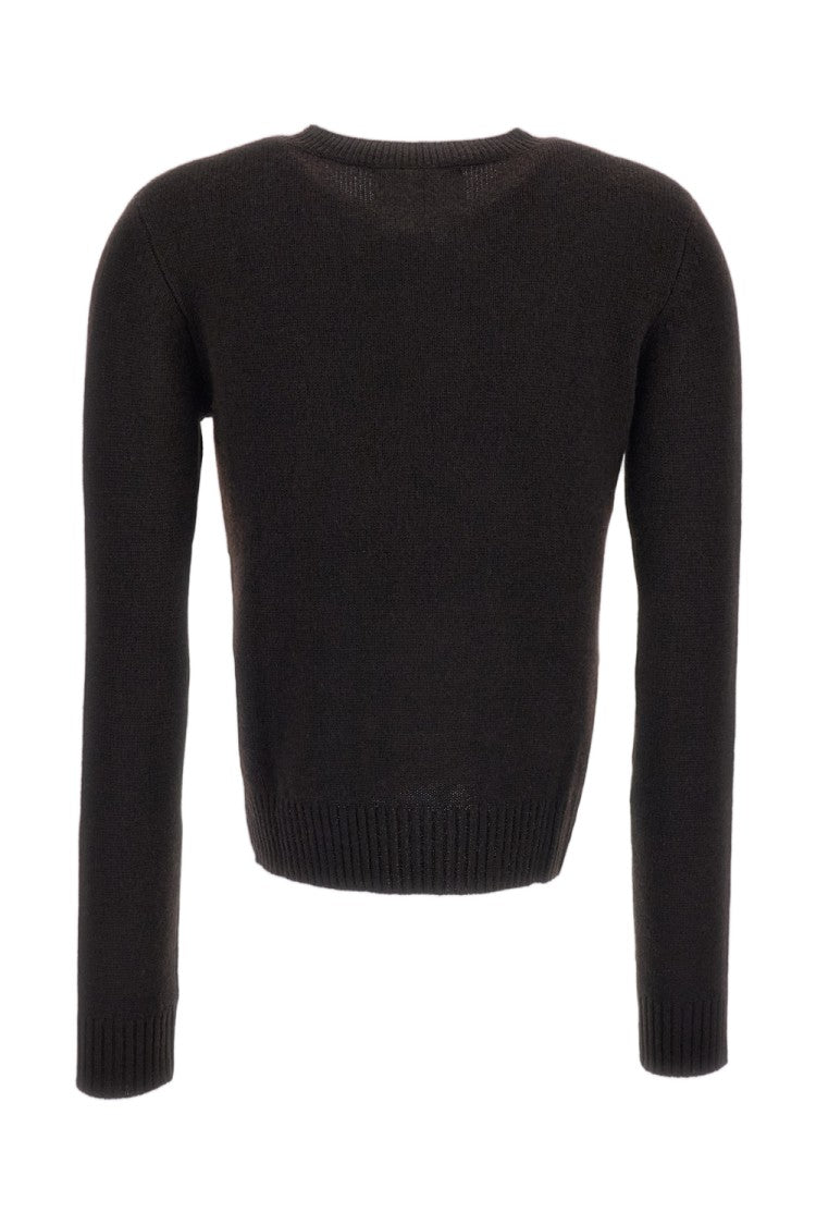 Lisa Yang Brown Mable Mid-Weight Cashmere Sweater