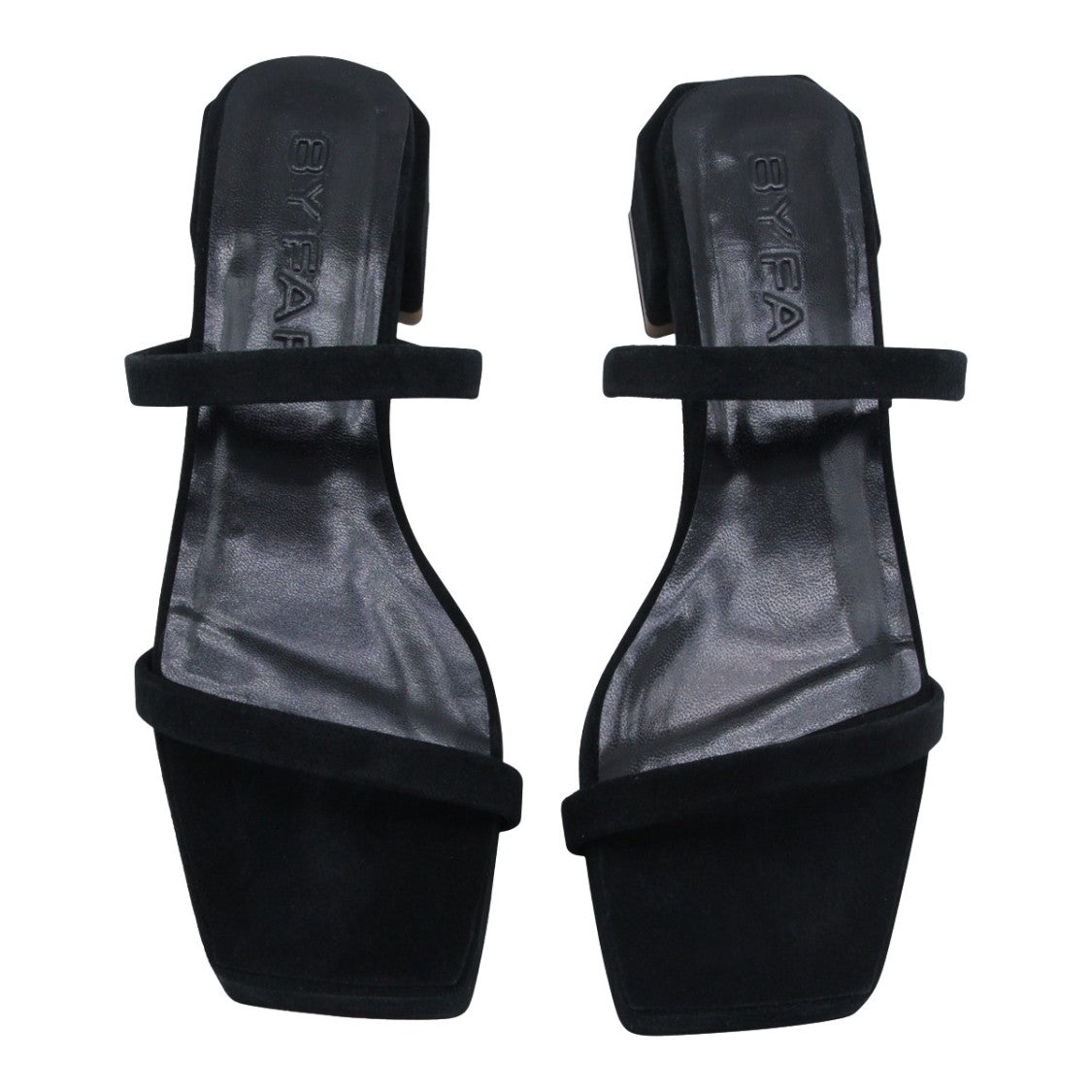 By Far Minimalist Black Sandals