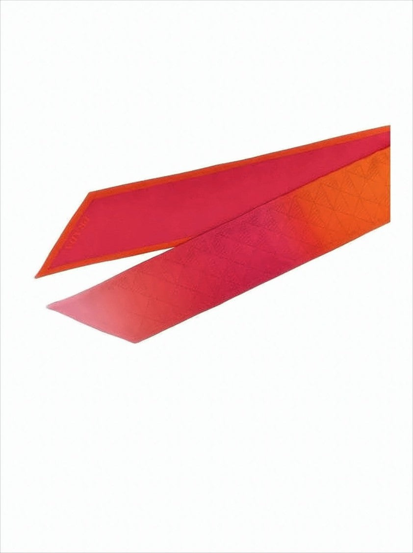 Prada Gradient Silk Scarf With Diamond Pattern