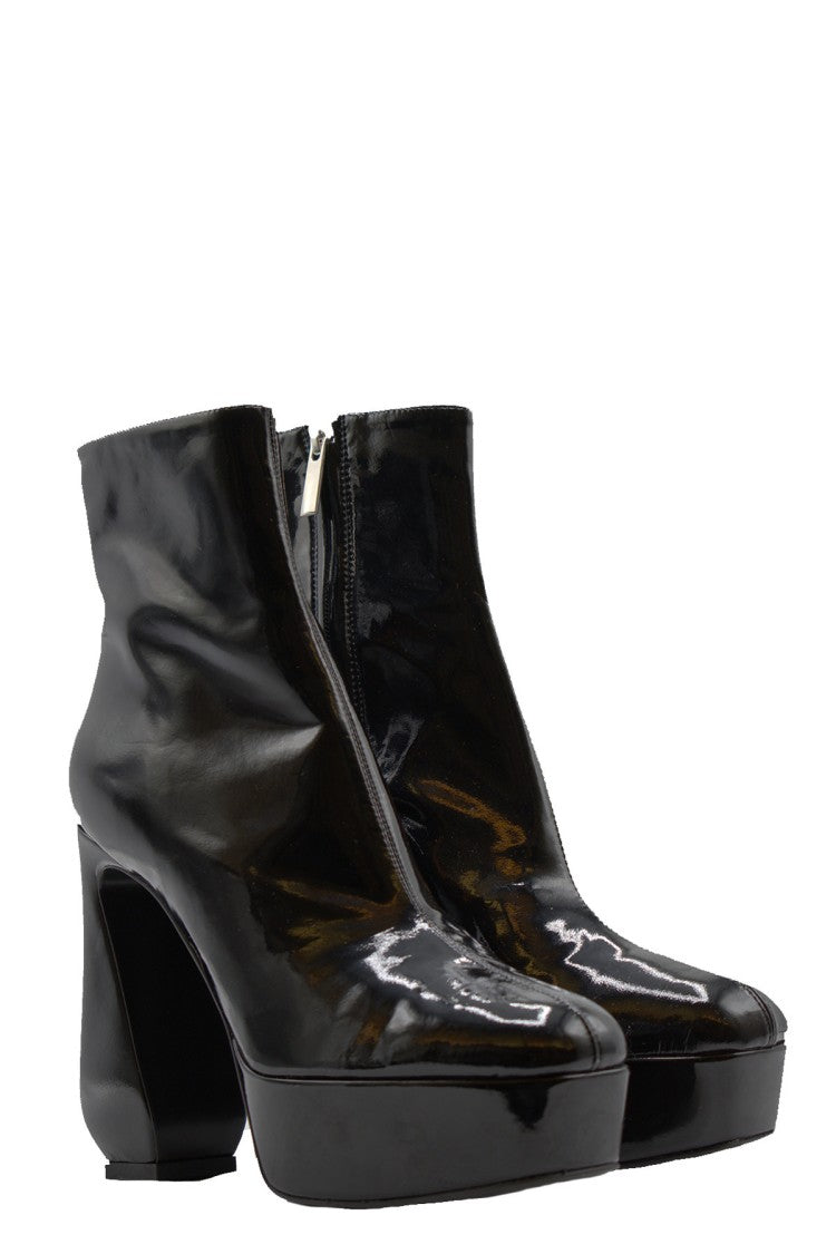 Si Rossi Black Calf Leather Boots
