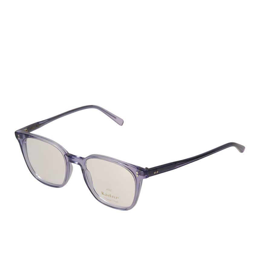 Kador Quadro/N Translucent Purple Square Frame Eyeglasses With Glossy Finish