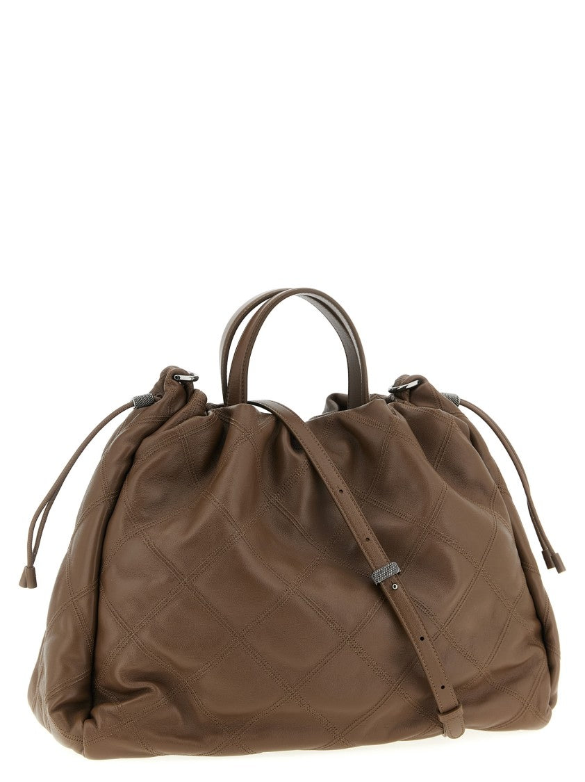Brunello Cucinelli 'Mellow' Large Shopping Bag