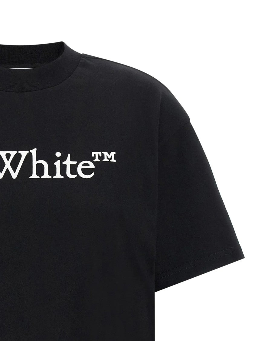 Off-White Black Short-Sleeved T-Shirt With Bold Logo