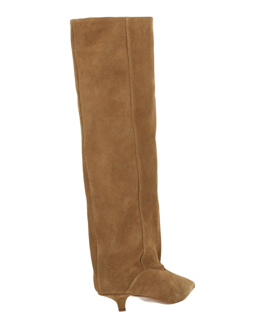 Paris Texas Ines Suede Knee-High Boots