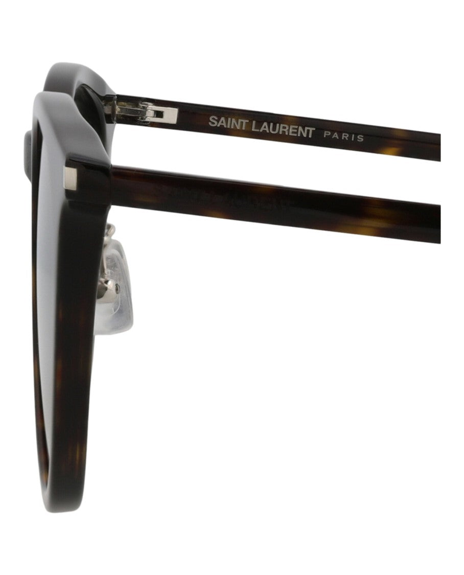 Saint Laurent Round-Frame Acetate Sunglasses