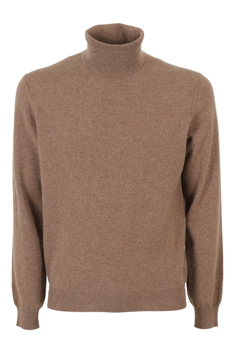 Filippo De Laurentiis Ribbed Turtleneck Cashmere Sweater