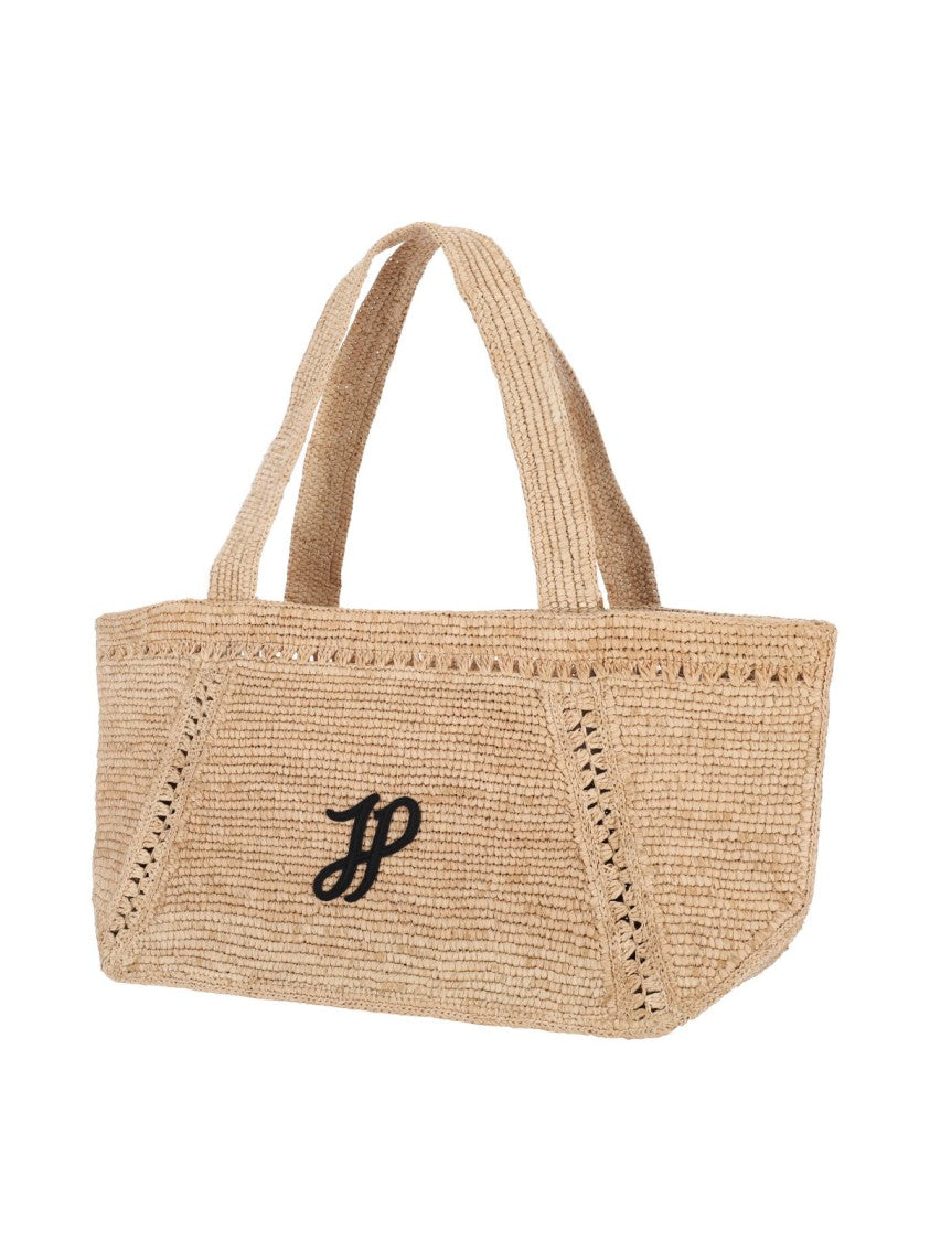 Patou "Trapezio" Large Tote – Beige