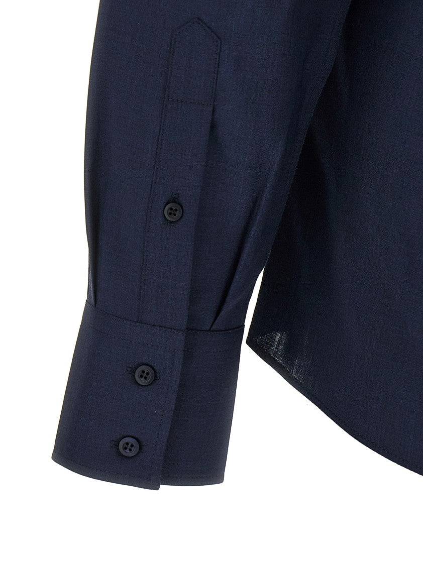 Brunello Cucinelli Slim Fit Virgin Wool Shirt