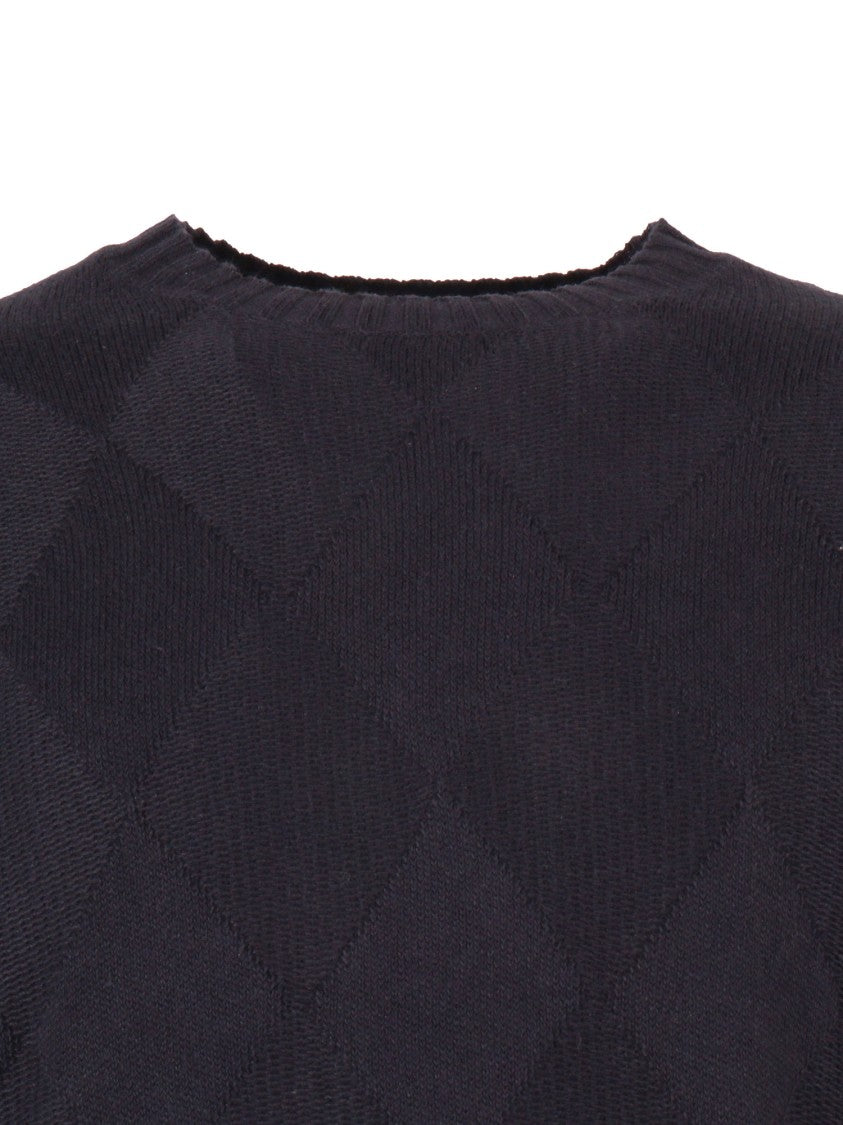 Ballantyne Textured Round Neck Sweater