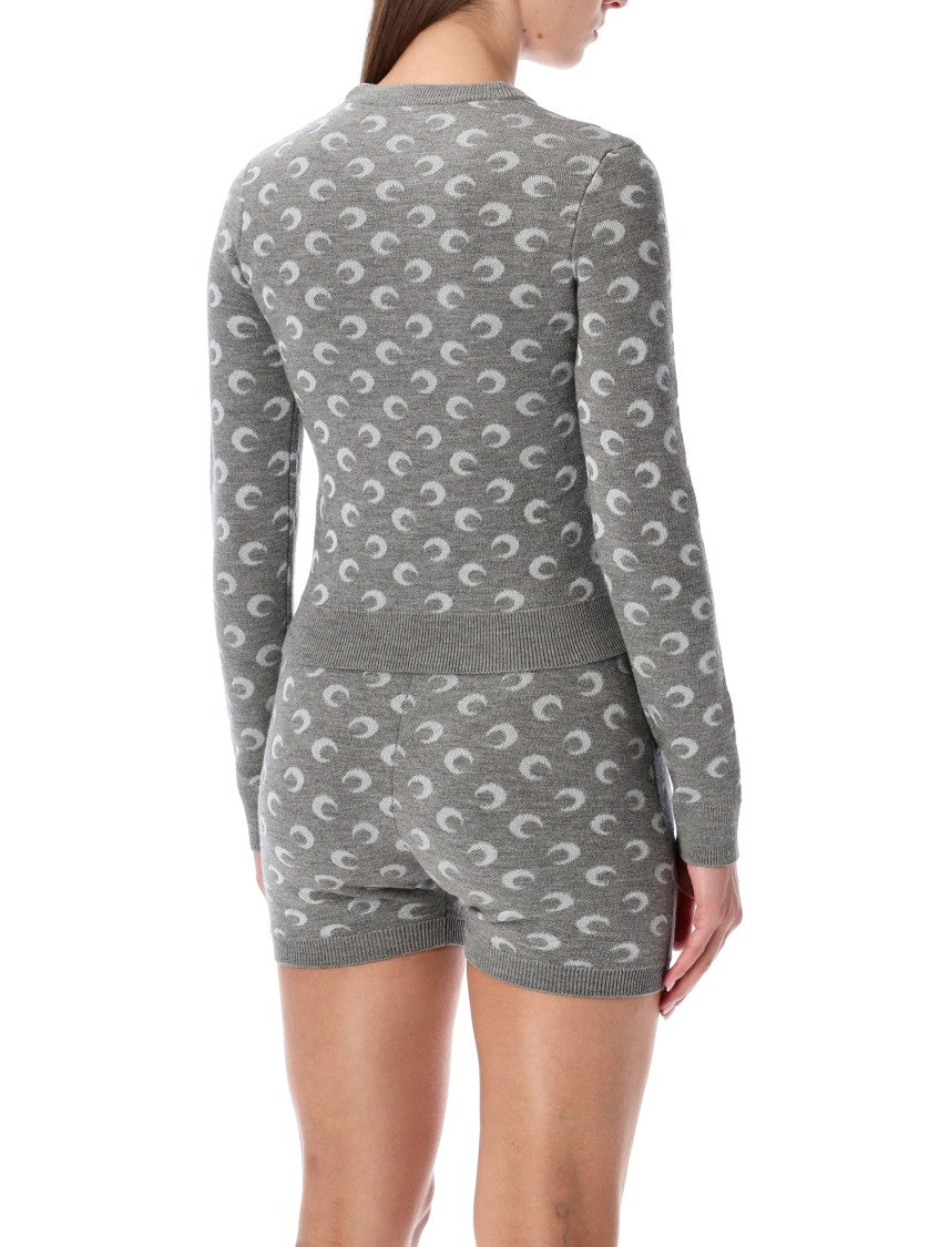 Marine Serre Moon Jacquard Sweater