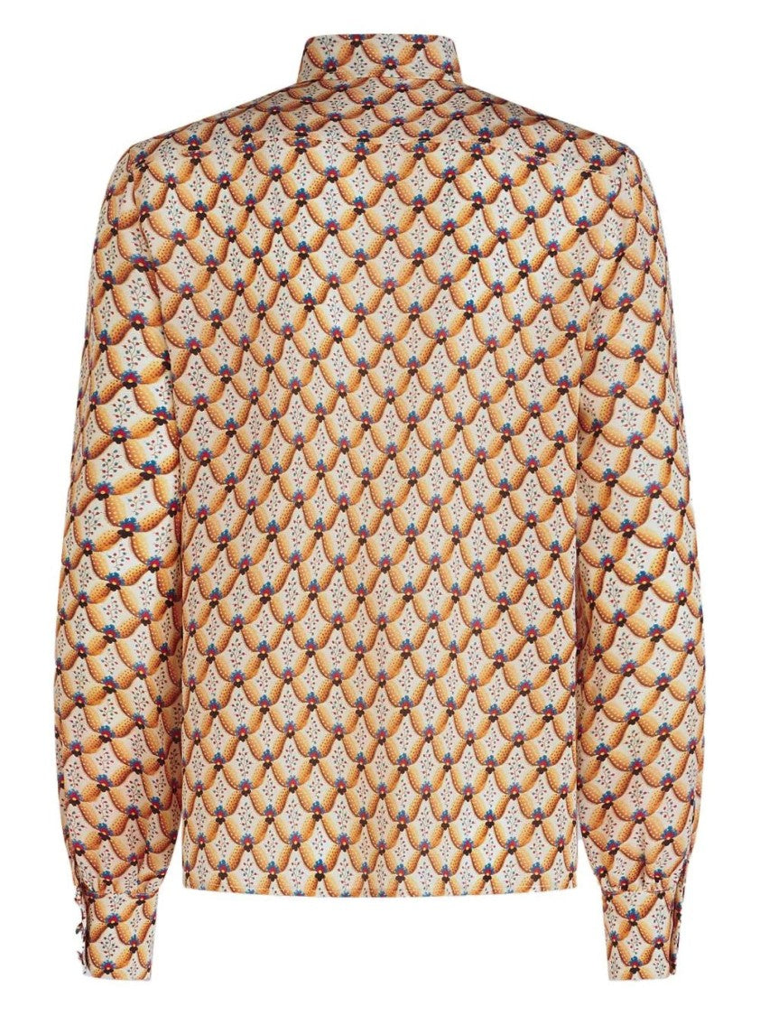 Etro Silk Blouse With Intricate Pattern