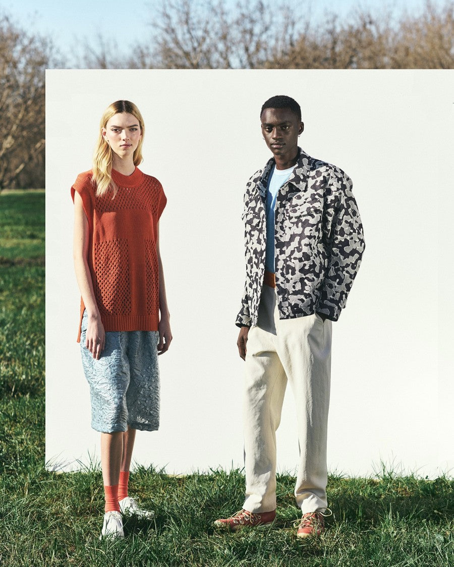 Takaturna Kinetic Trousers With Paperbag Belt And Rose Gold Zip