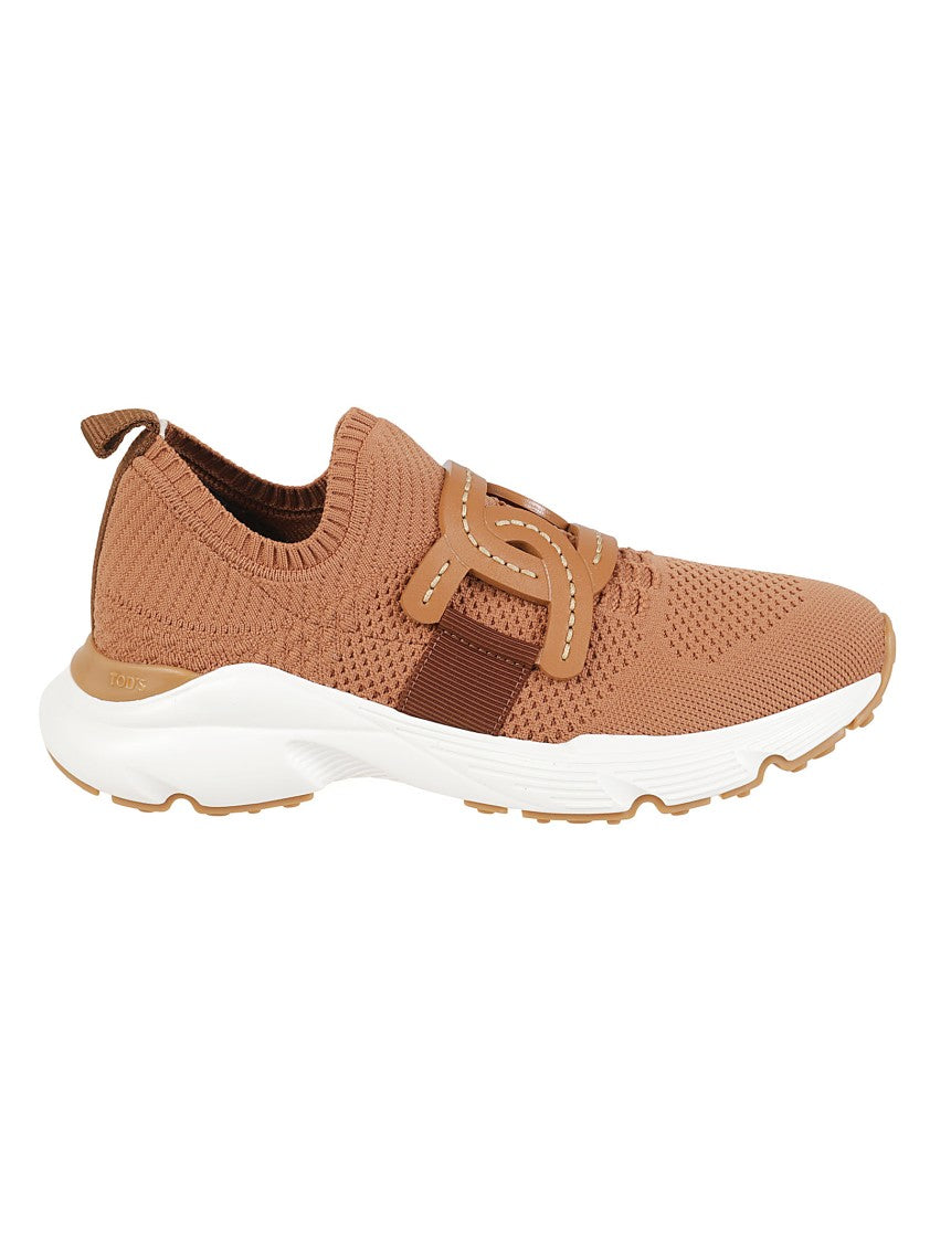 Tod's Modern Knitted Sneakers With Textured Finish