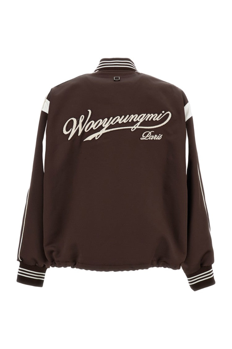 Wooyoungmi Logo Baseball Jacket