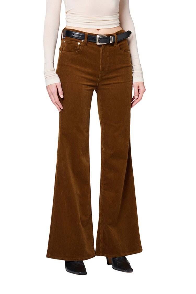 Citizens Of Humanity Brown Kimberly 70S Corduroy Flared Pants