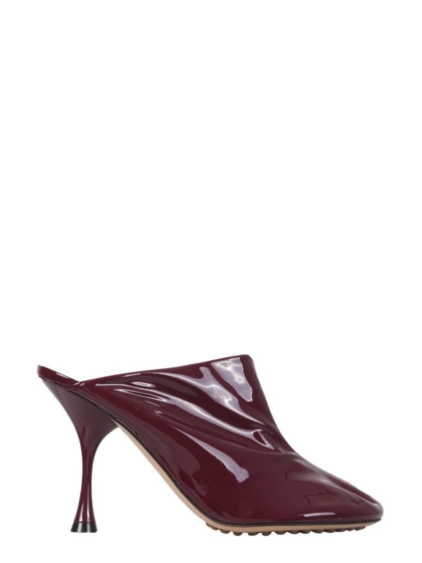 Bottega Veneta Painted Leather Mules With 9cm Heel