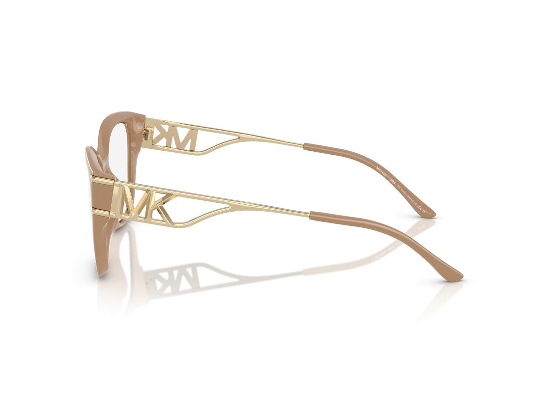 Michael Kors 0Mk4140u Bold Cat-Eye Eyeglasses With Gold-Tone Metal Arms