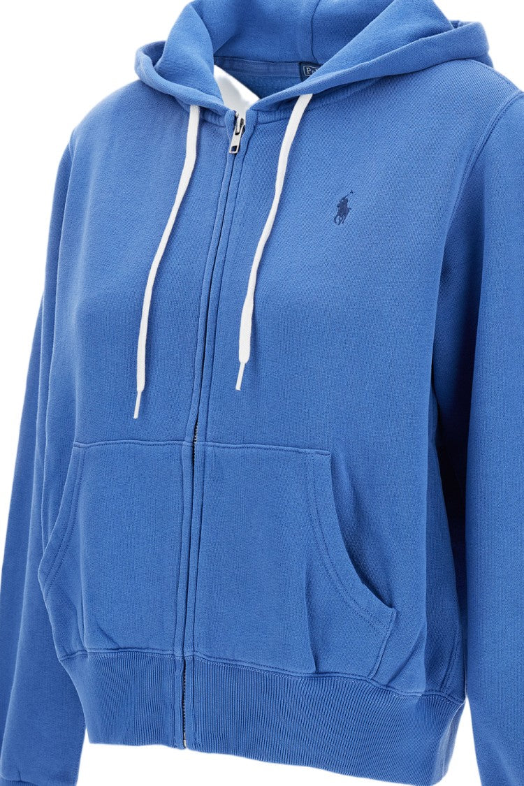 Polo Ralph Lauren Full-Zip Hoodie With Embroidered Logo And Functional Pockets