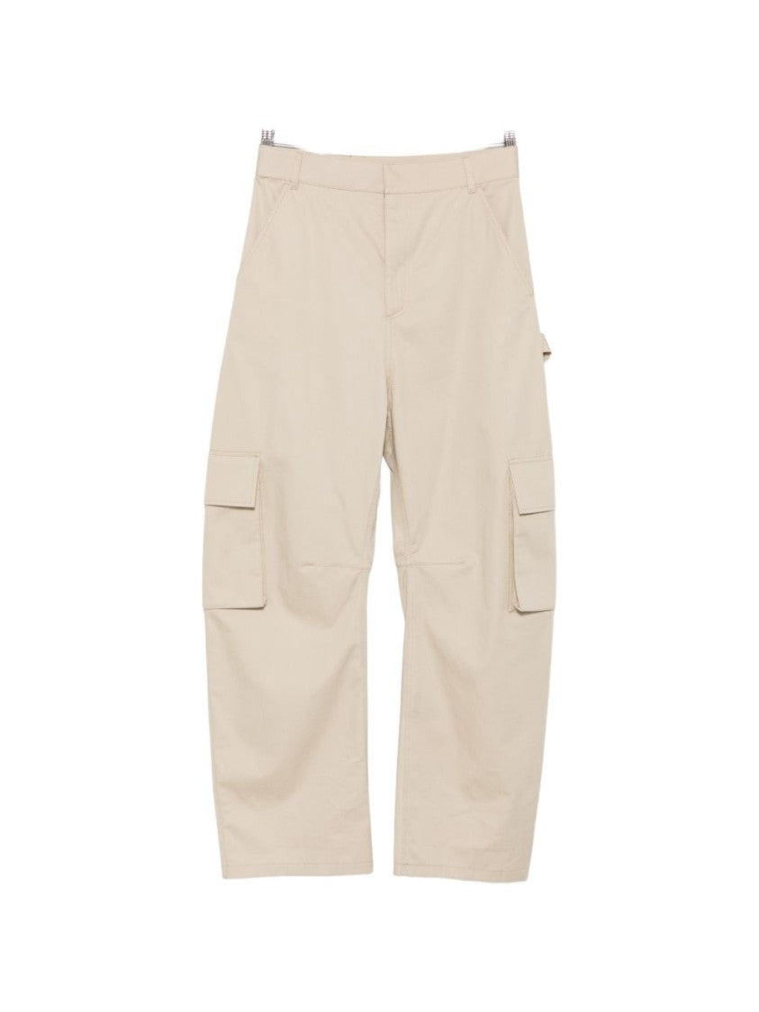 Balenciaga Wide-Leg Cargo Trousers With High Waist