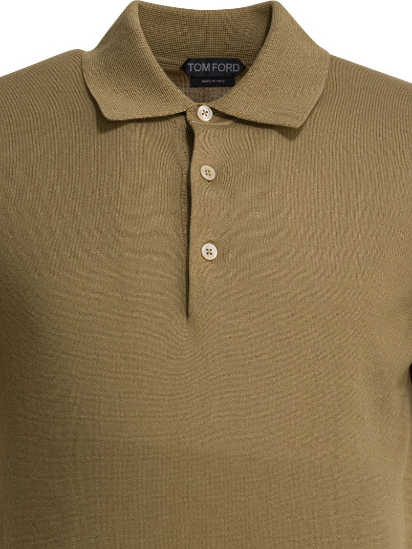 Tom Ford Cotton Knit Polo Shirt