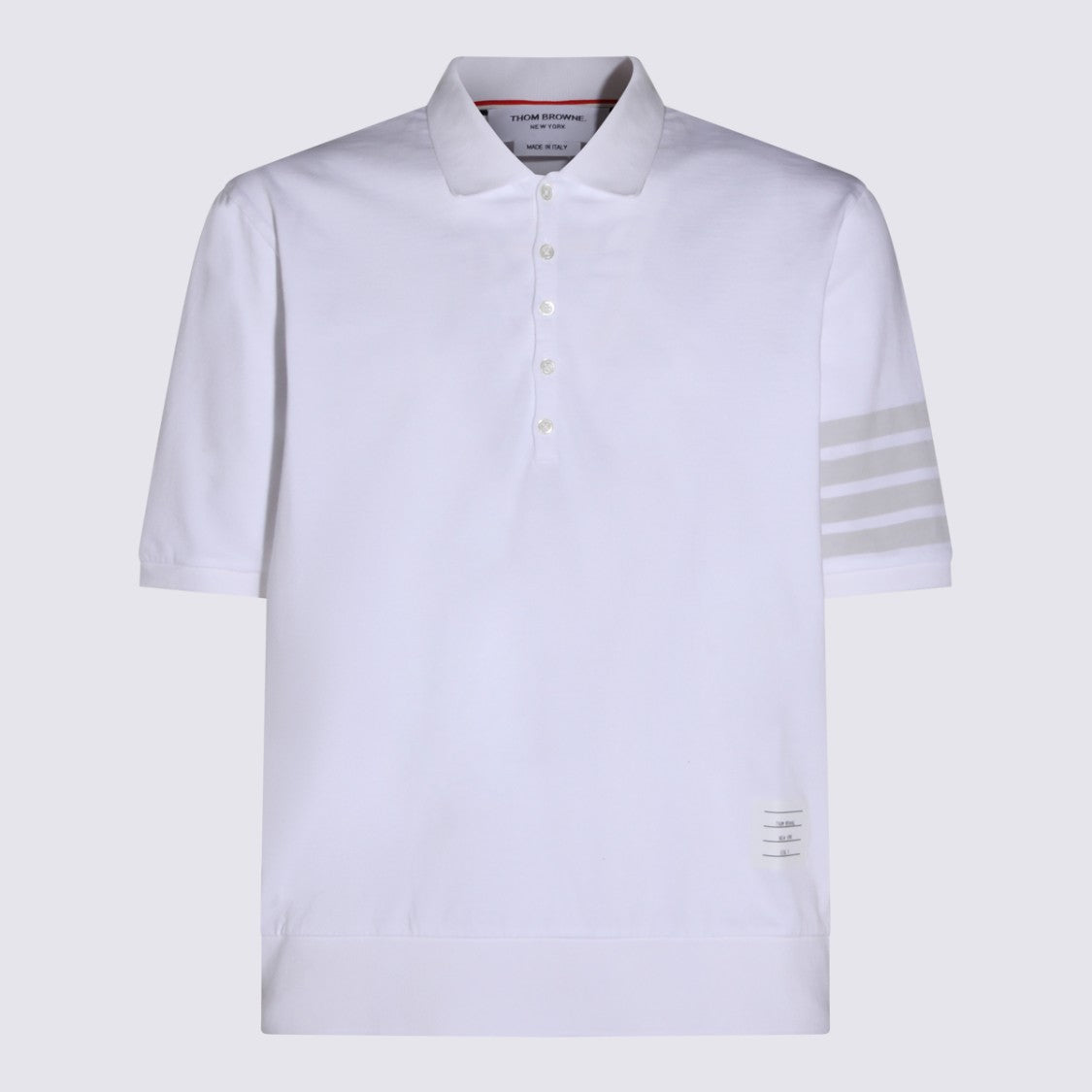 Thom Browne Minimalist White T-Shirt With Appeal