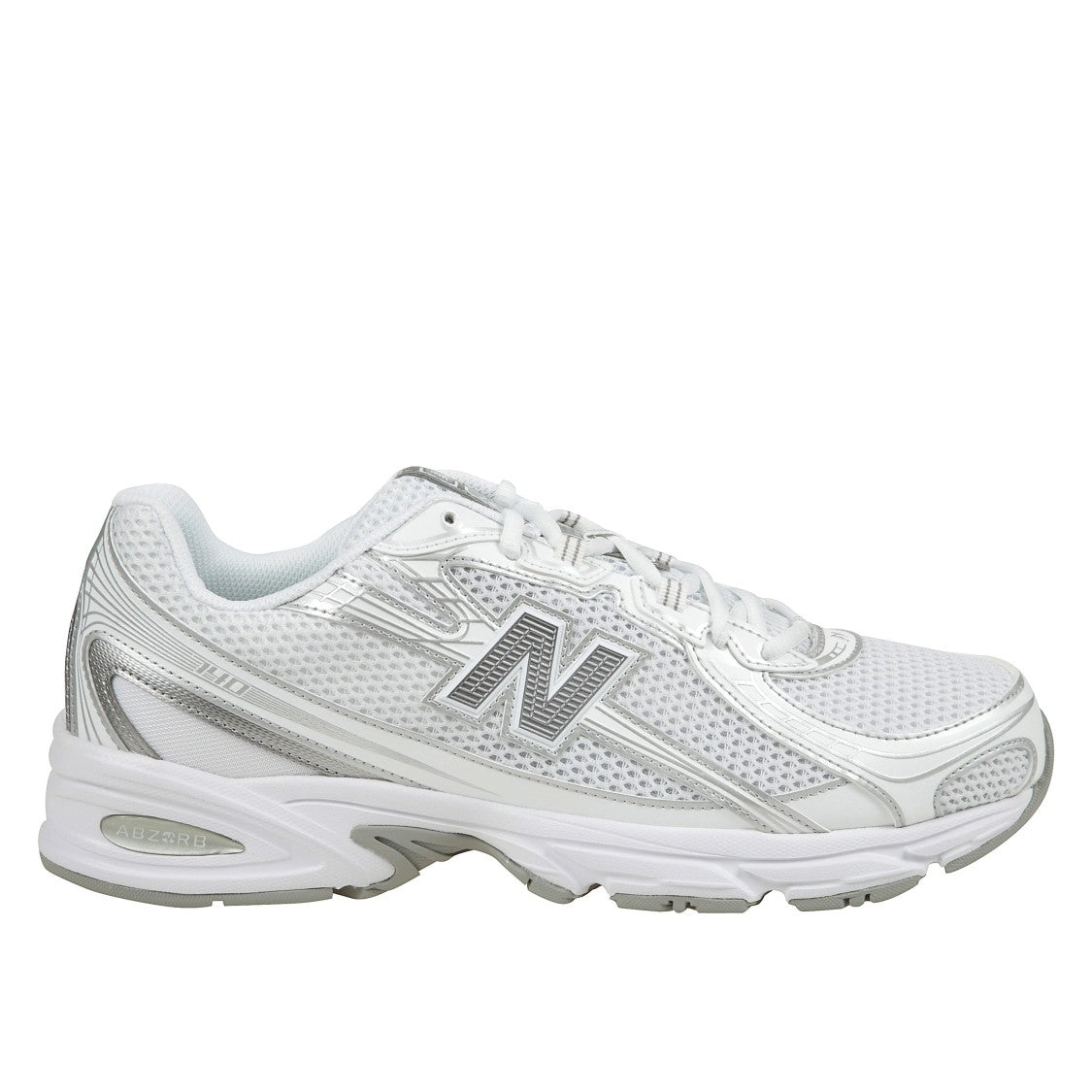 New Balance Lace-Up Lifestyle Sneakers With Mesh Inserts