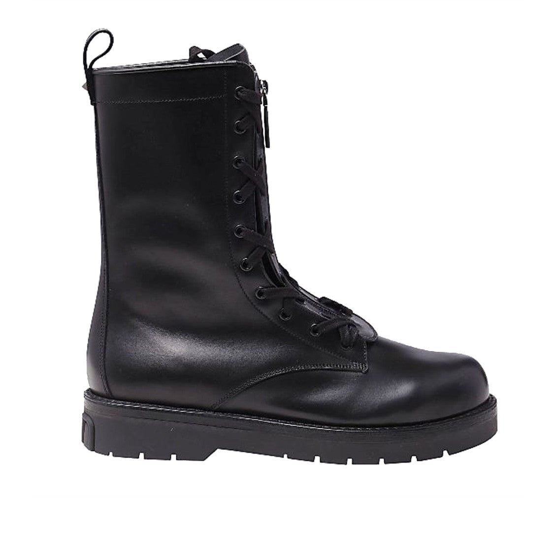 Valentino Combat Leather Boots